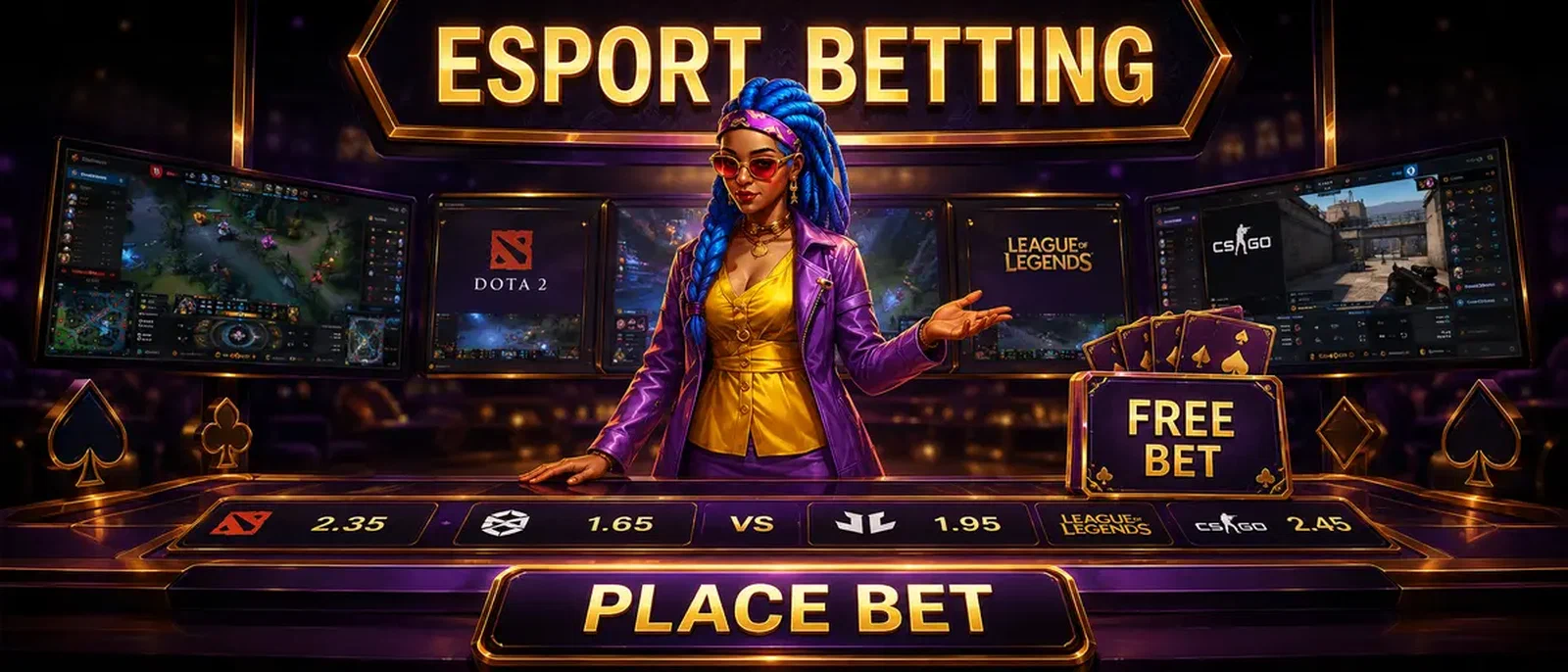 Odds de Apostas em Esports no Coolzino